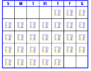 Monthly Spreadsheets